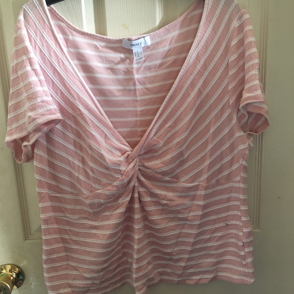 Striped crop top